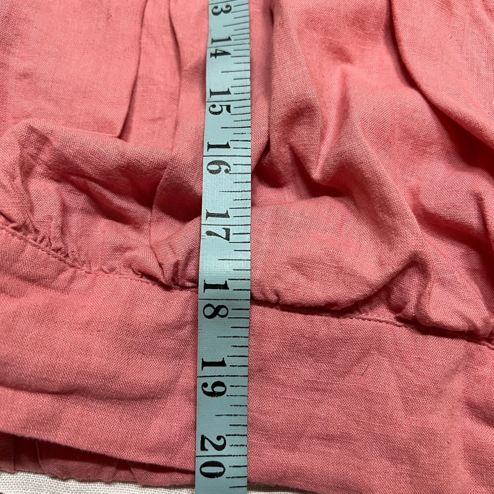 Pink Wrap Blouse with 3/4 Sleeves boho academia - Picture 11 of 11